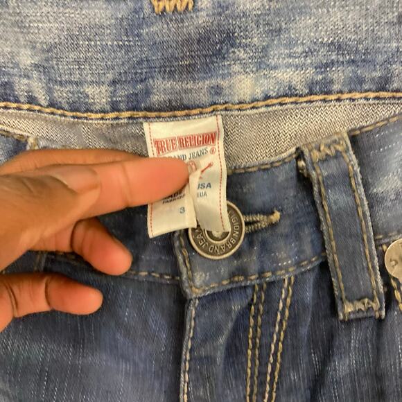 y2k true religion bootcut Jeans 34x34 - Picture 3 of 6